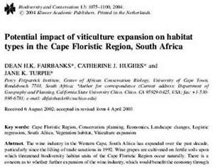 Sample screen showing the article online.